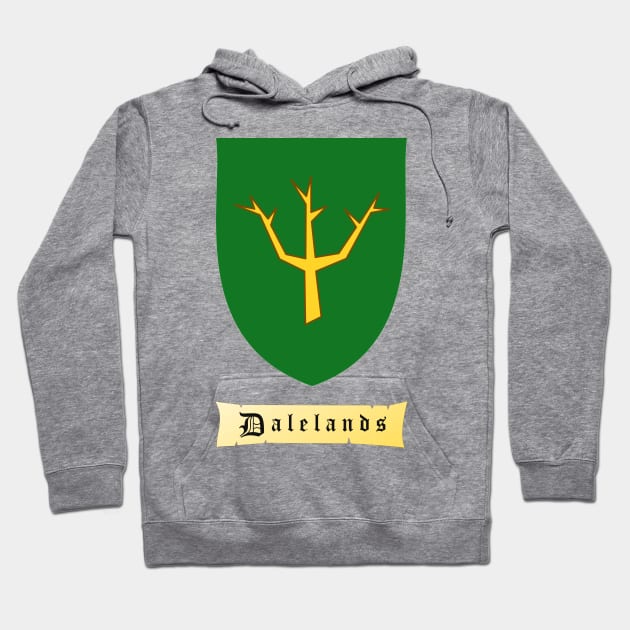 Dales Heraldic Shield Hoodie by ProgBard